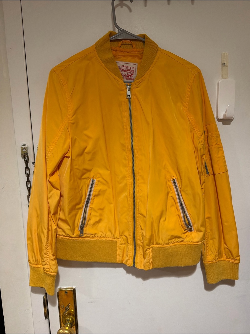Levi’s Bright Yellow Bomber Jacket